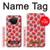 W3719 Strawberry Pattern Hard Case and Leather Flip Case For Nokia X10