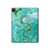 W2653 Dragon Green Turquoise Stone Graphic Tablet Hard Case For iPad Pro 12.9 (2022, 2021, 2020, 2018), Air 13 (2024)