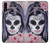 W3821 Sugar Skull Steam Punk Girl Gothic Hard Case and Leather Flip Case For Samsung Galaxy A20s