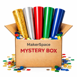 Siser HTV MakerSpace Mystery Box – 25 Yards Total (5 Surprise Rolls, 5 Yards Each)