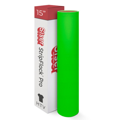 15" Siser StripFlock Pro Heat Transfer Vinyl - 10 yd