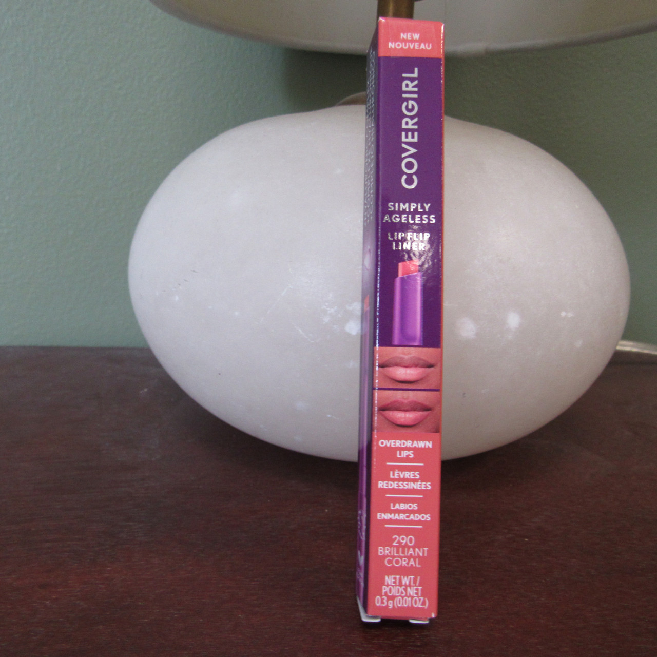 CoverGirl Simply Ageless Lip Flip Liner 290 Brilliant Coral Z01270 
