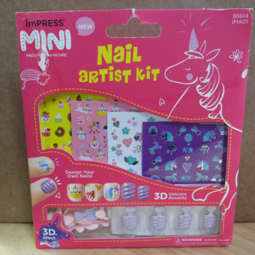 Kiss Impress Mini Nail Artist Kit Press-On Nails 3D 86614 Z01418