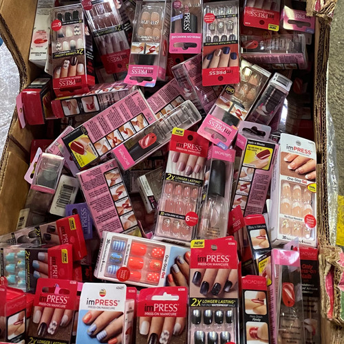 Wholesale Box of 500 packs of Kiss Press on Nails Broadway,  Random WH500