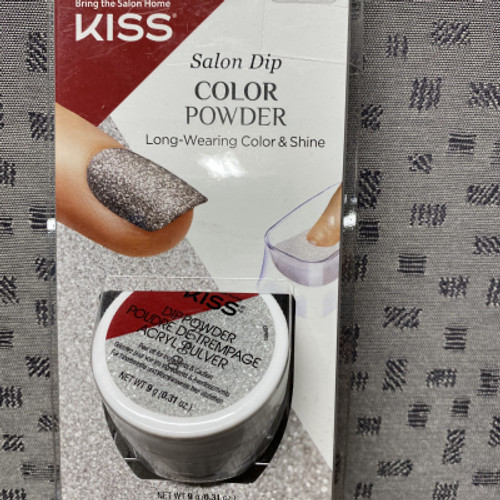 Kiss Salon Dip Color Powder Nail Silver 64234 N94