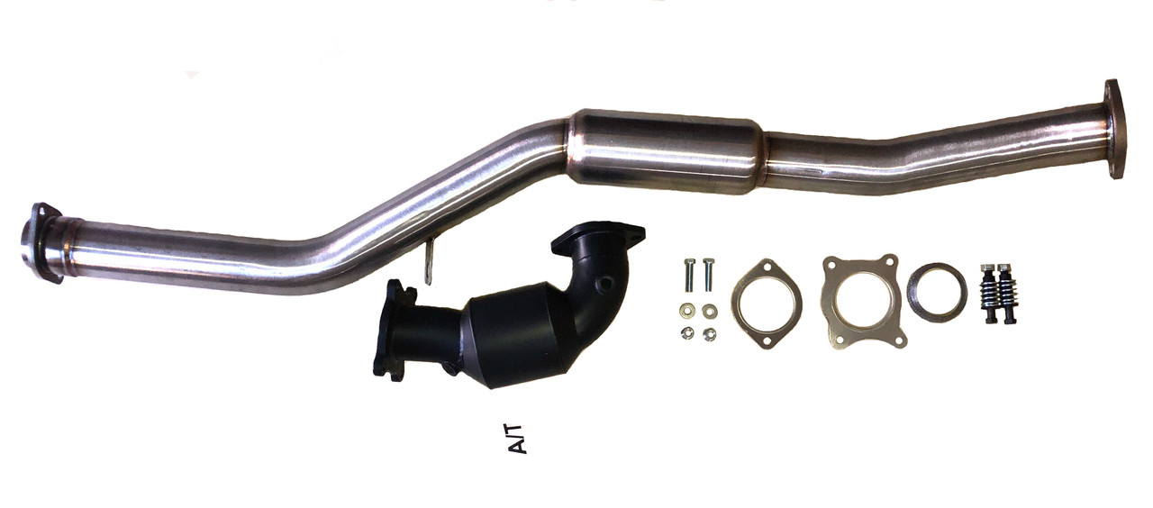 Impreza WRX 2015+ FA20F, Forester XT 2014-2018 FA20F & Levorg GT-S 2014+ FA20F CVT Automatic Transmission 3" Front Pipe Kit with Cat (includes Ceramic Coated J-Pipe with Cat and Intermediate Pipe)