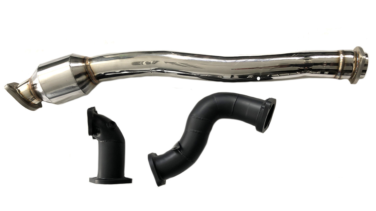 BRZ, FRS & 86 2012+ 3" Front Pipe Assembly with Cat (includes 3" Ceramic Coated Turbo Outlet, 3" Ceramic Coated Crossover Pipe & 3" Ceramic Coated Front Pipe with Cat) 