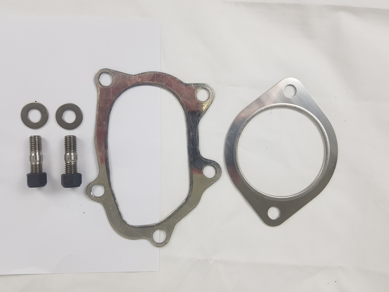 Subaru Single Scroll 5 Bolt Cast Turbo Outlet (includes Gaskets, Studs, Washers & Nuts)