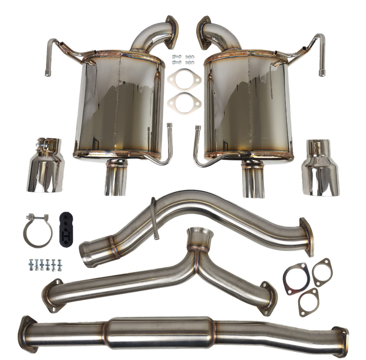 Forester XT 2014-2018 FA20F 2 1/2" Cat Back Exhaust Kit