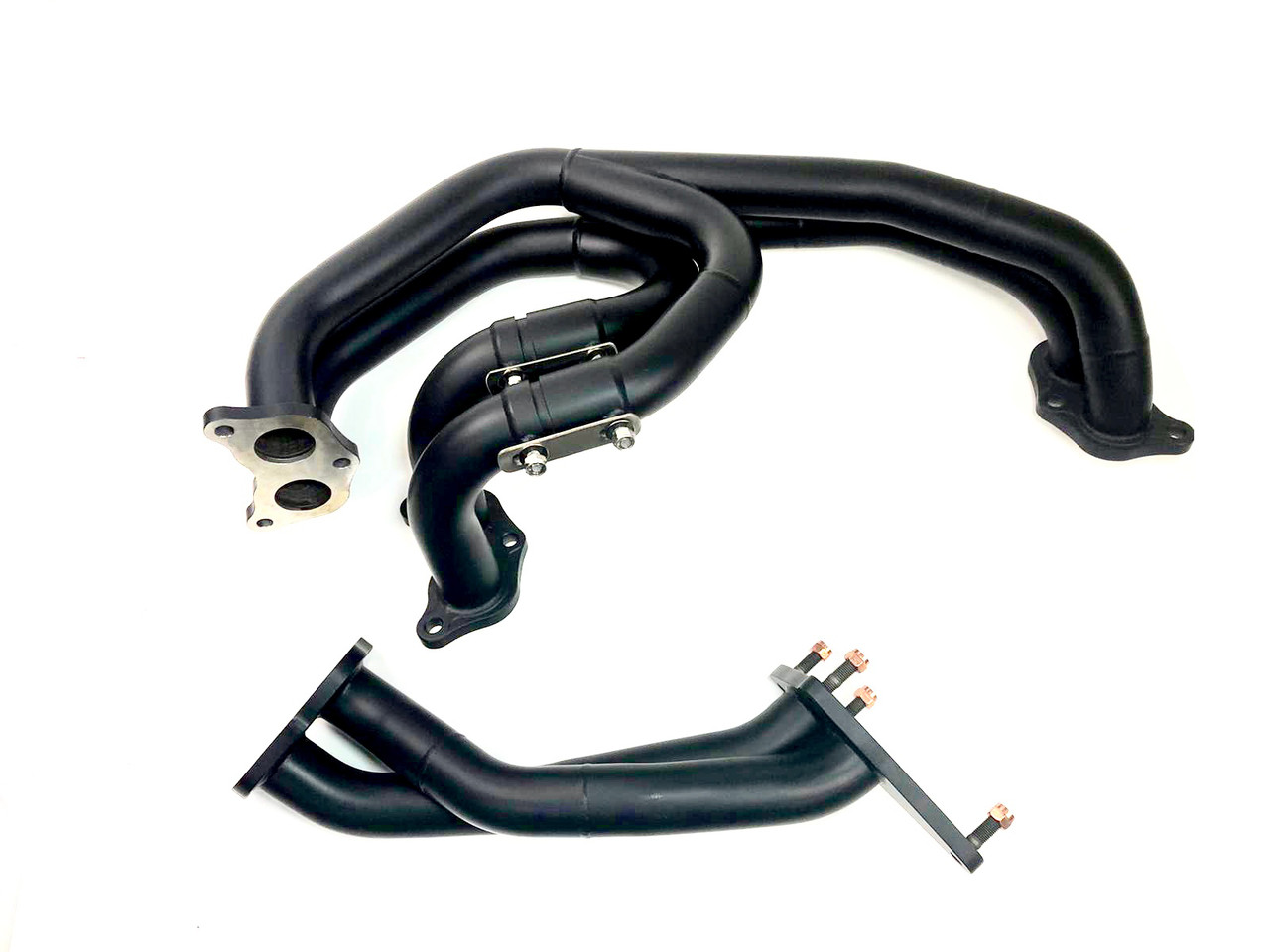 VF38/TD04HLA Twin Scroll Equal Length Ceramic Coated Headers & Up-Pipe - Legacy GT & Spec B EJ20 