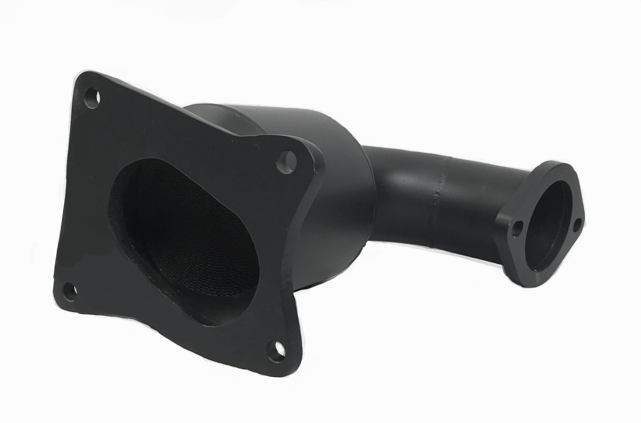 Liberty GT 2010-2014 EJ25 Ceramic Coated J-Pipe with Cat (2 1/2" Flange for bolting to the factory intermediate pipe)