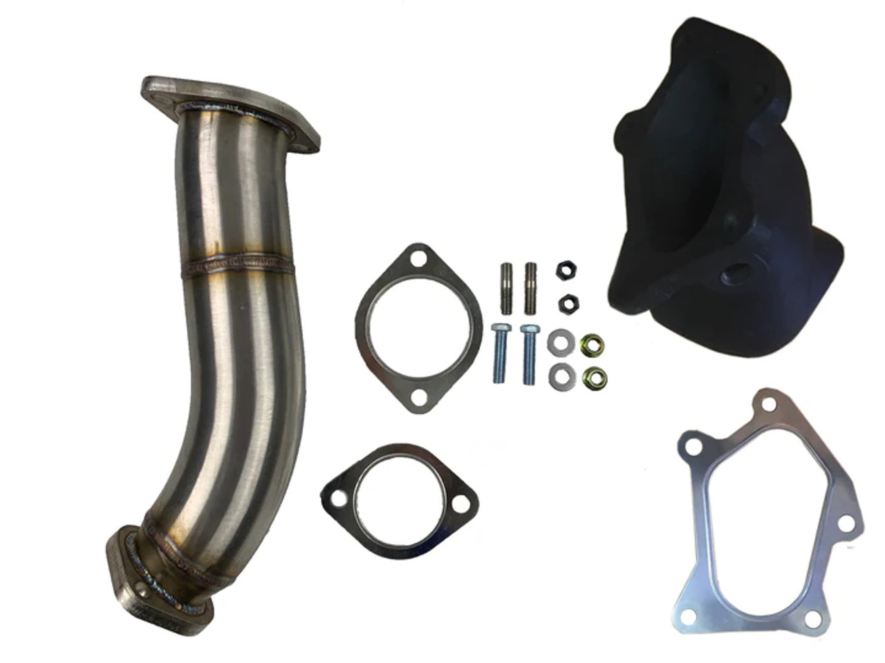 Impreza STI 2001-2005 EJ20 3" Stainless Steel Front Catless Race Pipe - replaces first half of factory front pipe