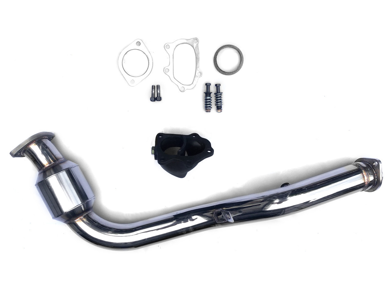 STI 2002-2003 JDM VF Twin Scroll 3" Front Pipe With Cat - Impreza STI EJ20