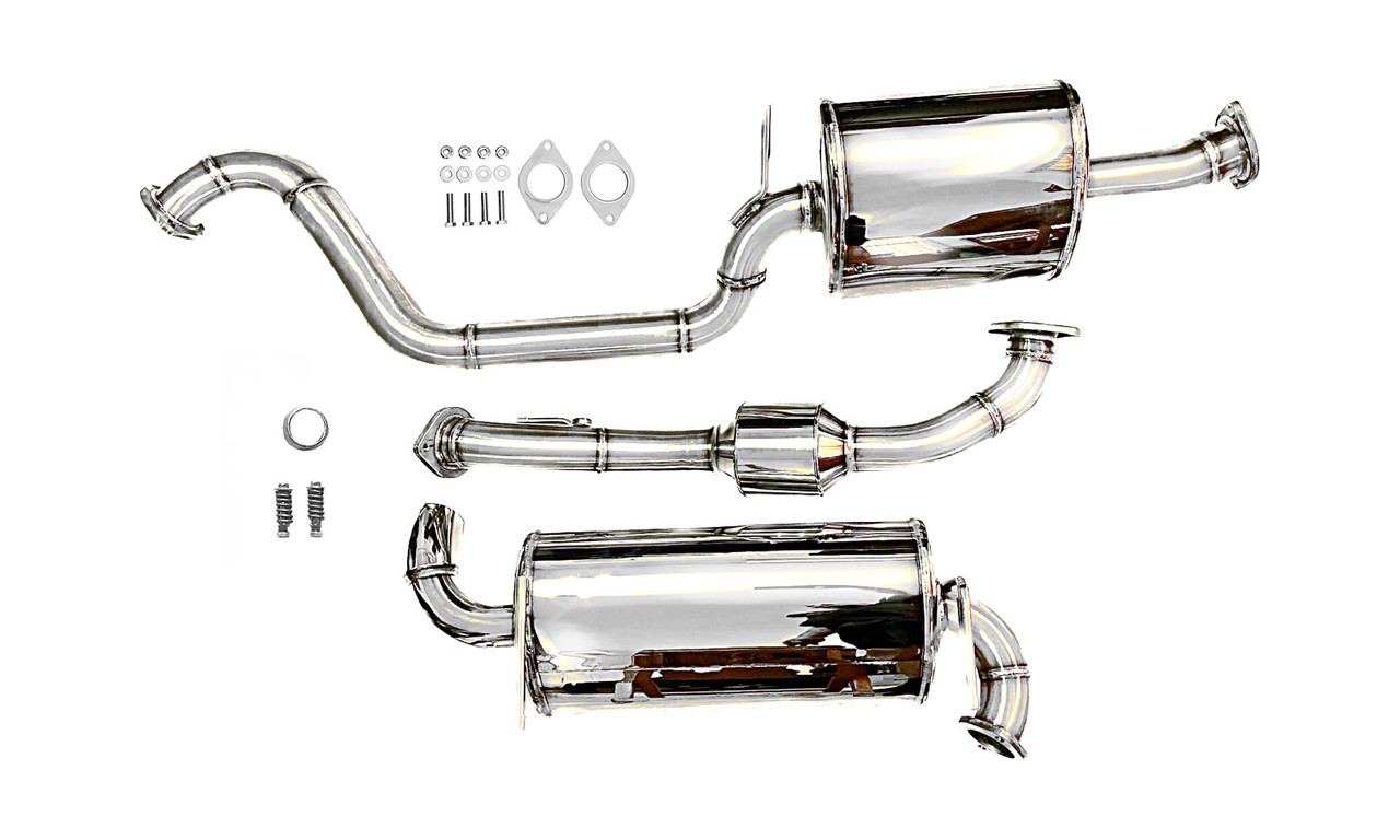 Suzuki Jimny JB74 3 Door 2018+ 2 1/2" Header Back Exhaust with Cat, Muffler & Large Muffler (COMFORT)