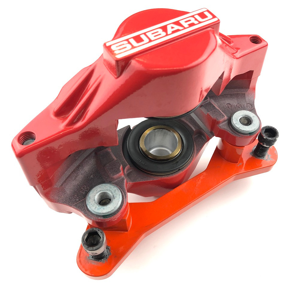Subaru Rear Brake Upgrade Caliper Adapter Mounting Kit - suit Brembo 2 Pot Only