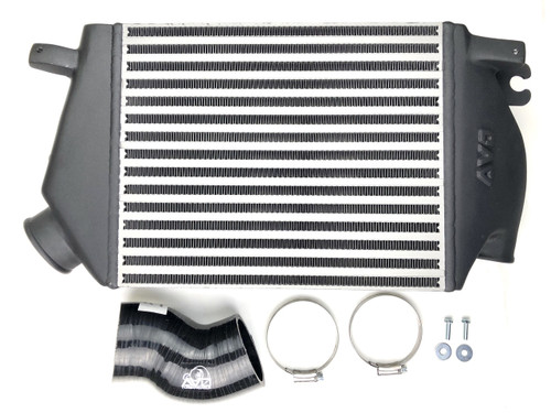 Levorg GT-S 2014+ FA20F, Levorg GT 2014+ FB16, Forester XT 2014-2018 FA20F, Impreza WRX 2015+ FA20F, Liberty GT 2010-2015 EJ25 & Outback XT 2010-2013 EJ25 Black Powdercoated Tank Top Mount Intercooler Kit