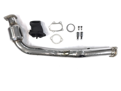 Liberty GT 2007-2009 EJ25, Liberty GT Spec B 2007-2009 EJ25, Outback XT 2005-2009 EJ25, Forester XT 2009-2013 EJ25 & Exiga GT 2008-2013 EJ20 Single Scroll 5 Speed Automatic 3" Front Pipe with Cat  Liberty GT 2007-2009 EJ25, Liberty GT Spec B 2007-2009 EJ25, Outback XT 2005-2009 EJ25, Forester XT 2009-2013 EJ25 & Exiga GT 2008-2013 EJ20 Single Scroll 5 Speed Automatic 3" Front Pipe with Cat