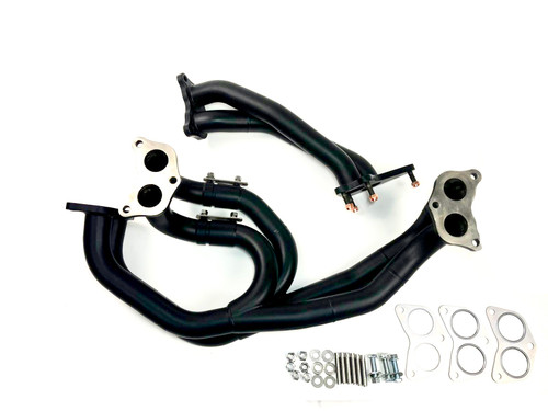 STI EJ20 Twin Scroll Ceramic Coated Headers - AVO Turbo