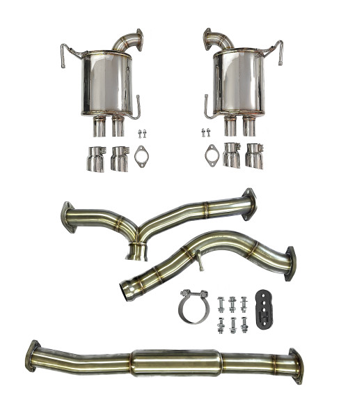 WRX 2022+ 2.4L FA24 3" Cat Back Exhaust Kit WRX 2022+ 2.4L FA24 3" Cat Back Exhaust Kit