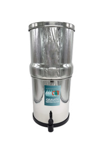 UltraGrav Emergency Filter with 2 Imperial Gravity Filters (Stainless Steel Gravity Unit -2 Gallons