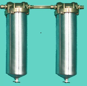 Double Crown Stainless Steel Undercounter Water Filter