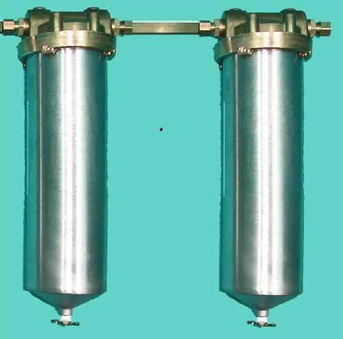 Double Crown Stainless Steel Undercounter Water Filter