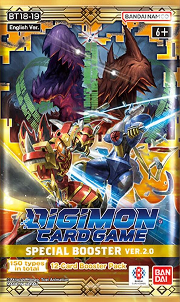 digimon release special booster box 2.0 Pack Digimon Card Games first ever signed card included Digimon Card Game: [EX-09] Versus