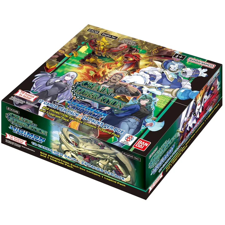 デジモンカード　OVERTHEX、CHAIN OF LIBERATION Digimon Card Game Booster CHAIN OF LIBERATION EX-08 from