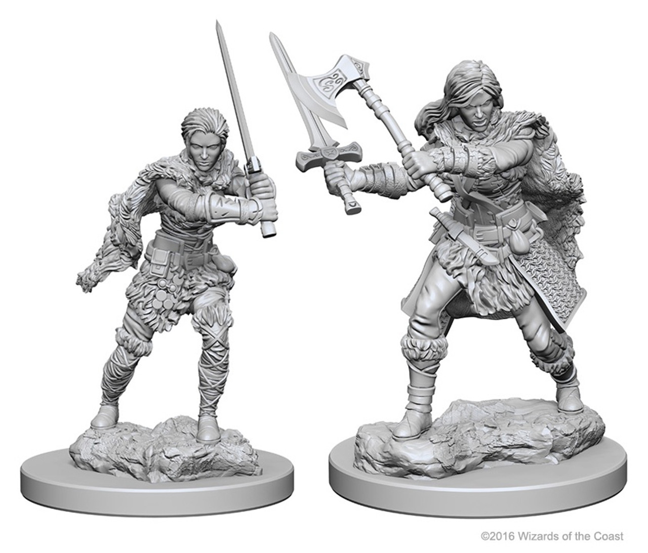 D&D Premium Painted Figure: W7 Female Human Barbarian