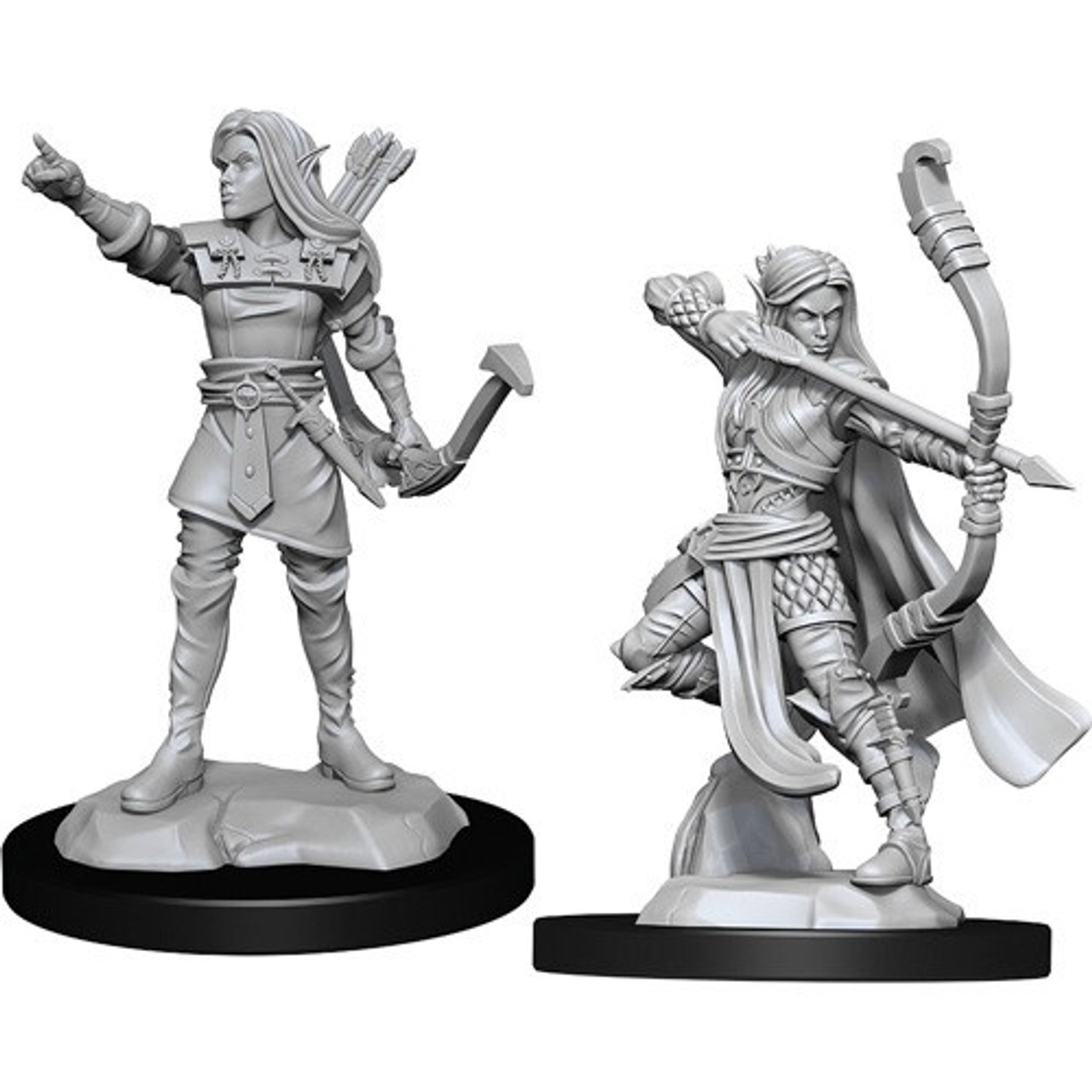 D&D Nolzur's Miniatures: Elf Ranger Female W13 - Shuffle and Cut Games