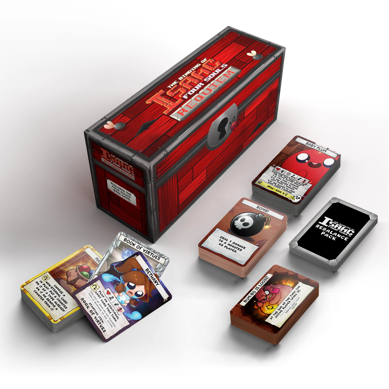 binding of isaac requiem cards Maestro Media The Isaac: Four Souls: Expansion you must own the core game The Binding of Isaac Requiem lost soul and The