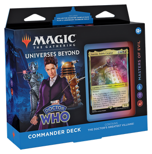 Universes Beyond: Doctor Who Commander Deck - Masters of Evil Universes Beyond: Doctor Who Commander Deck - Masters of Evil