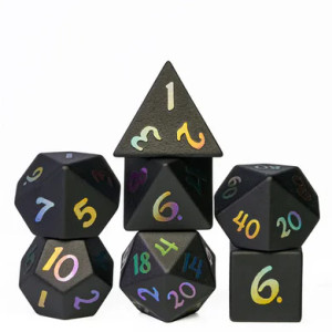 Obsidian - Gemstone with Rainbow Font Obsidian - Gemstone with Rainbow Font