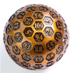 45mm Metal D100: Inscribed Gold 45mm Metal D100: Inscribed Gold