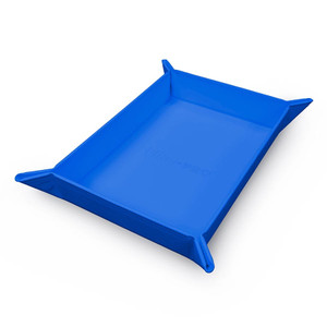 Vivid Magnetic Folding Dice Tray: Blue