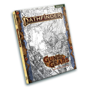 Pathfinder RPG: Guns & Gears Hardcover Remastered Sketch Cover Pathfinder RPG: Guns & Gears Hardcover Remastered Sketch Cover