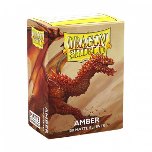 Dragon Shield Standard Sleeves (100): Matte Amber