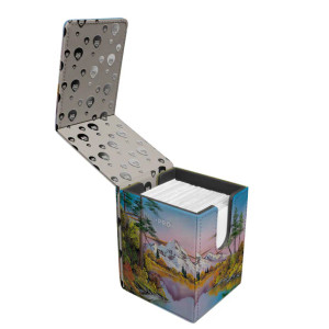 Bob Ross Mountain Lake: Alcove Flip Deck Box Bob Ross Mountain Lake: Alcove Flip Deck Box