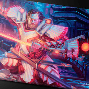 Commander Series(Q1 2025 Wedge) Stitched Edge Playmat: Isshin Commander Series(Q1 2025 Wedge) Stitched Edge Playmat: Isshin