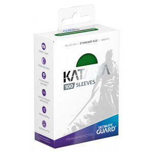Katana Sleeves Standard Size (100ct): Green Katana Sleeves Standard Size (100ct): Green
