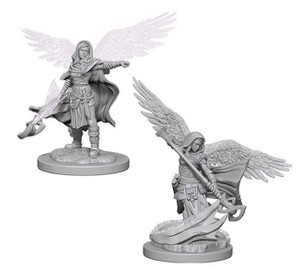 D&D Nolzur's Miniatures: Aasimar Wizard Female W04 D&D Nolzur's Miniatures: Aasimar Wizard Female W04