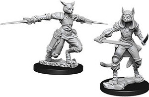 D&D Nolzur's Miniatures: Tabaxi Rogue Female W09 D&D Nolzur's Miniatures: Tabaxi Rogue Female W09