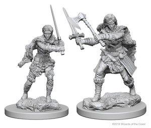 D&D Nolzur's Miniatures: Human Barbarian Female W01 D&D Nolzur's Miniatures: Human Barbarian Female W01
