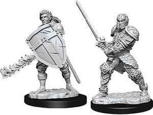 D&D Nolzur's Miniatures: Human Fighter Male W08 D&D Nolzur's Miniatures: Human Fighter Male W08