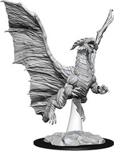 D&D Nolzur's Miniatures: Young Copper Dragon W08 D&D Nolzur's Miniatures: Young Copper Dragon W08