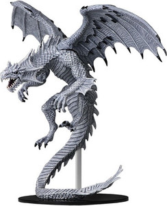 Pathfinder Deep Cuts Miniatures: Gargantuan White Dragon W06 Pathfinder Deep Cuts Miniatures: Gargantuan White Dragon W06