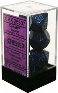 Polyhedral Dice Set (7): Speckled Cobalt Polyhedral Dice Set (7): Speckled Cobalt