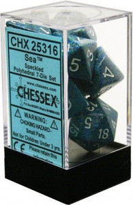 Polyhedral Dice Set (7): Speckled Sea