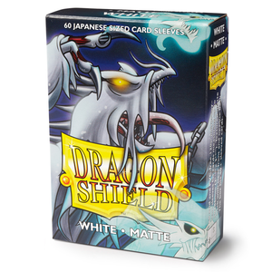 Dragon Shield Japanese Sleeves (60): Matte White Dragon Shield Japanese Sleeves (60): Matte White