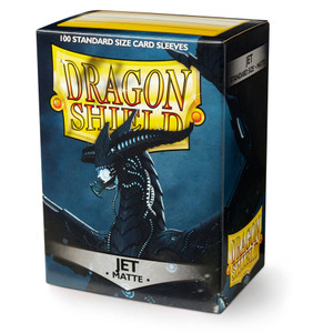 Dragon Shield Standard Sleeves (100): Matte Jet Dragon Shield Standard Sleeves (100): Matte Jet